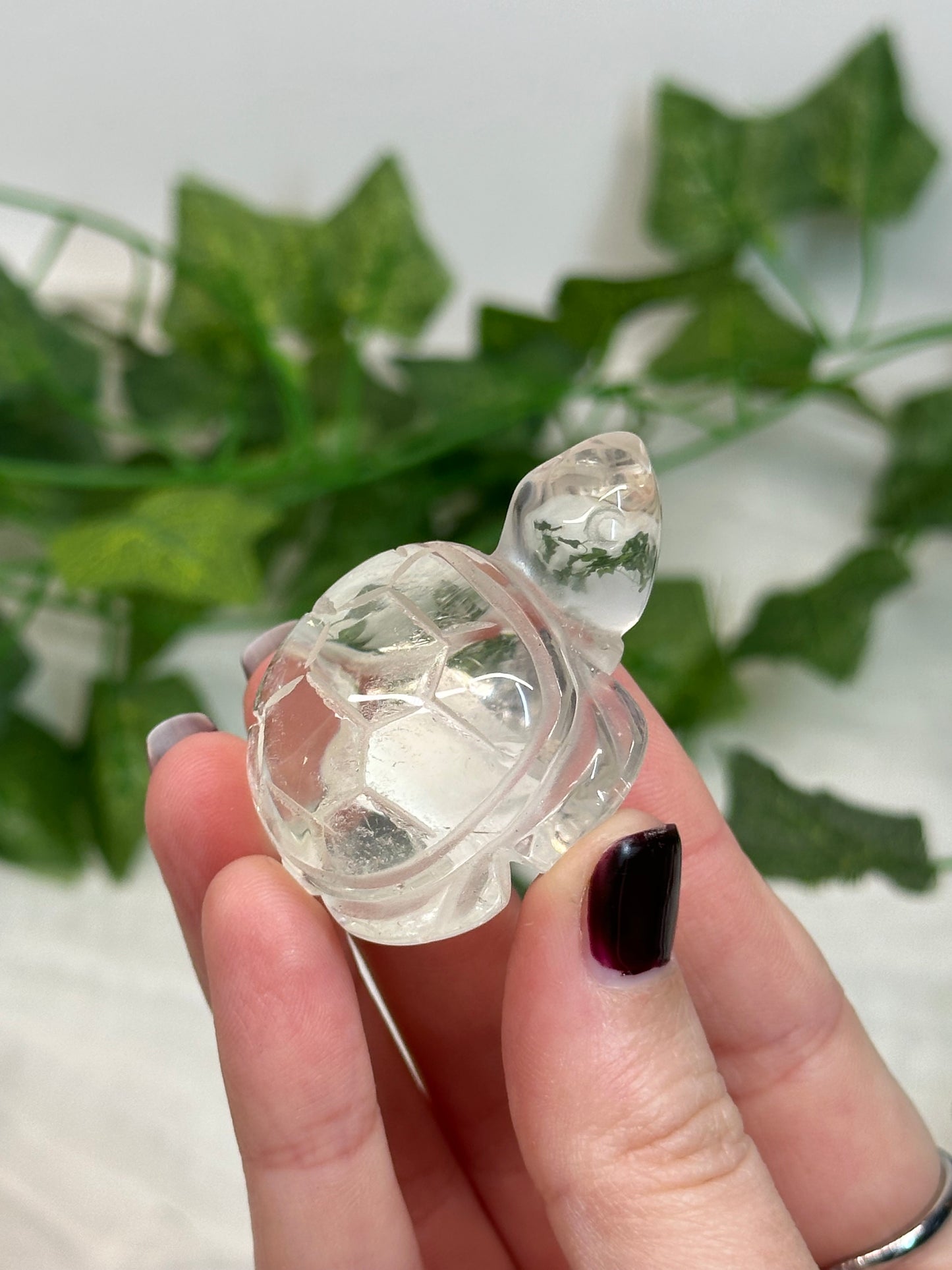 Clear Quartz Turtles