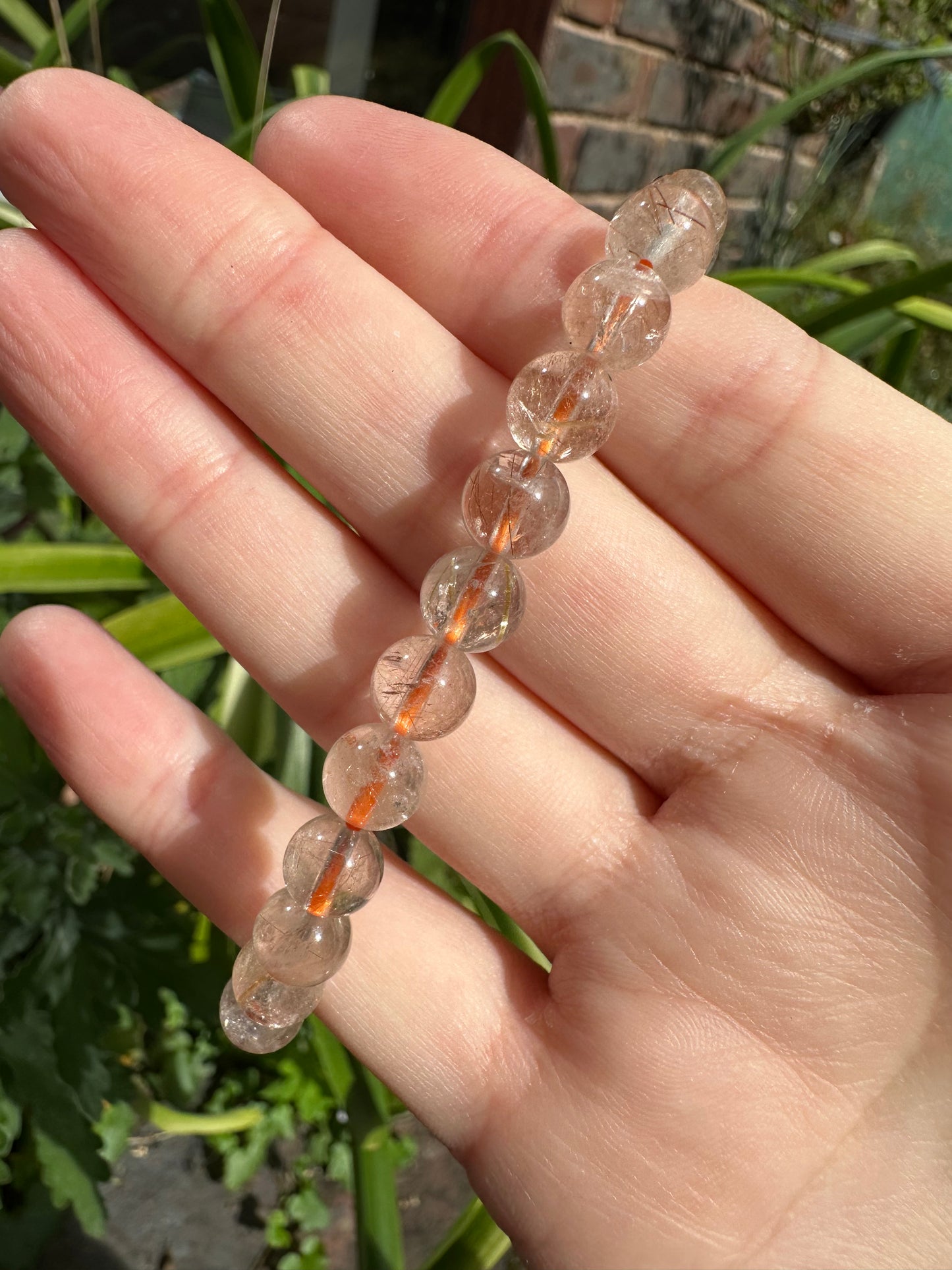 Golden Rutile Beaded Bracelets