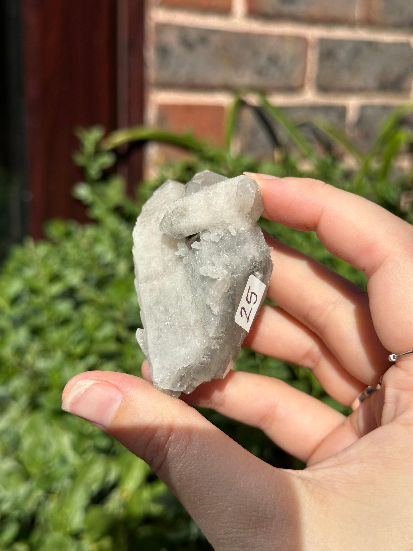 Calcite Quartz with Pyrite