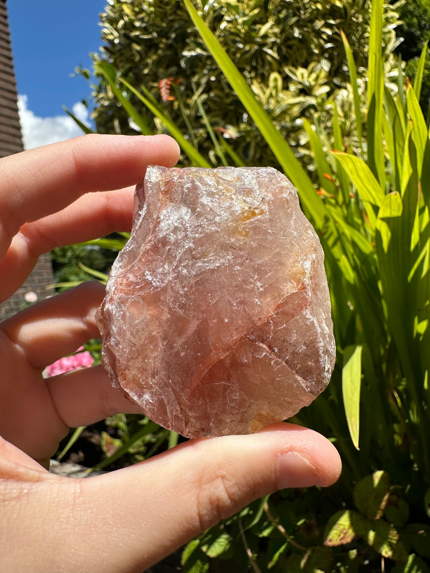 Raw Fire Quartz Chunk