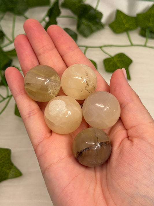 Yellow Calcite Mini Sphere