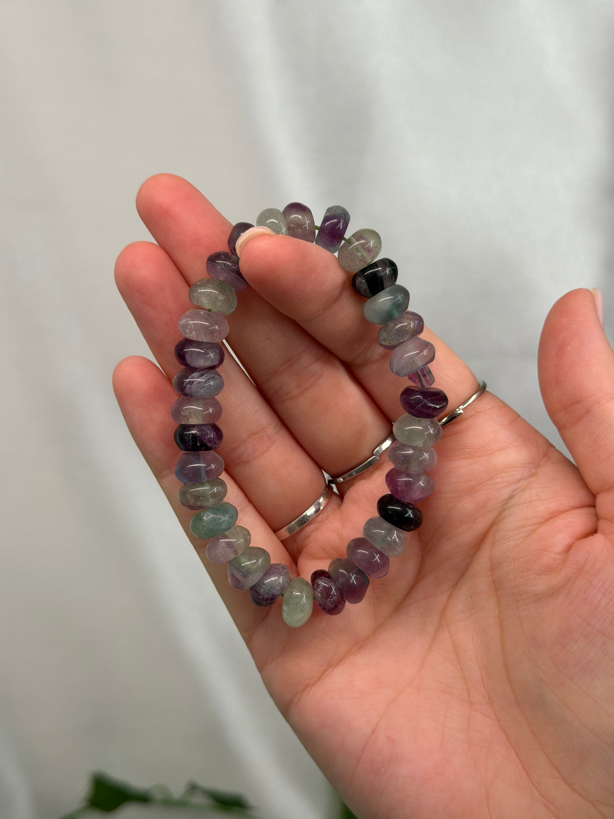 Fluorite Donut Bracelet