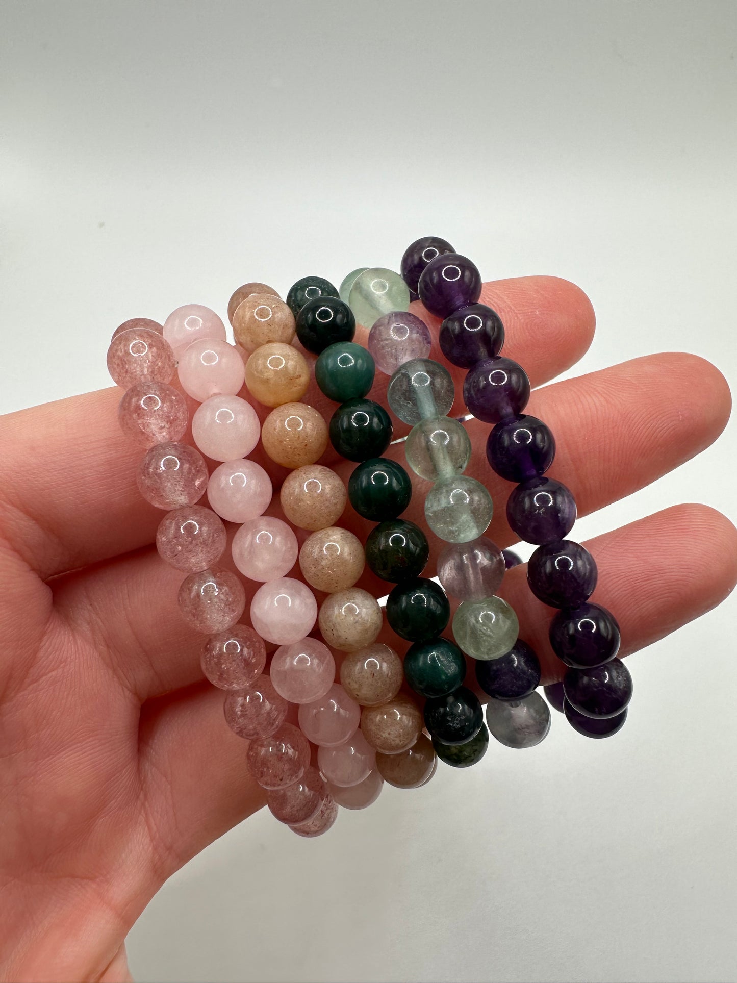 Kids 6mm Beaded Stretchy Bracelet