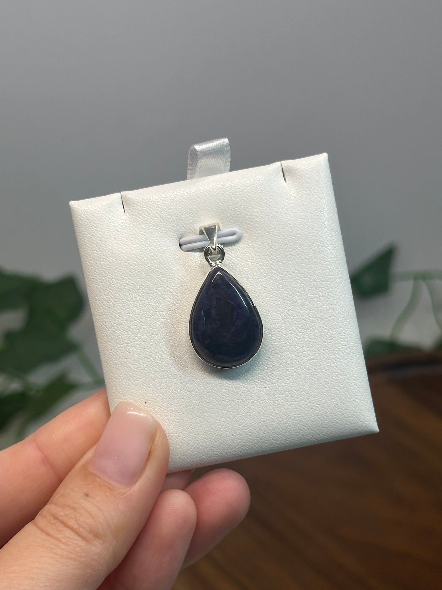 Sugalite Pendant (925 Sterling Silver)