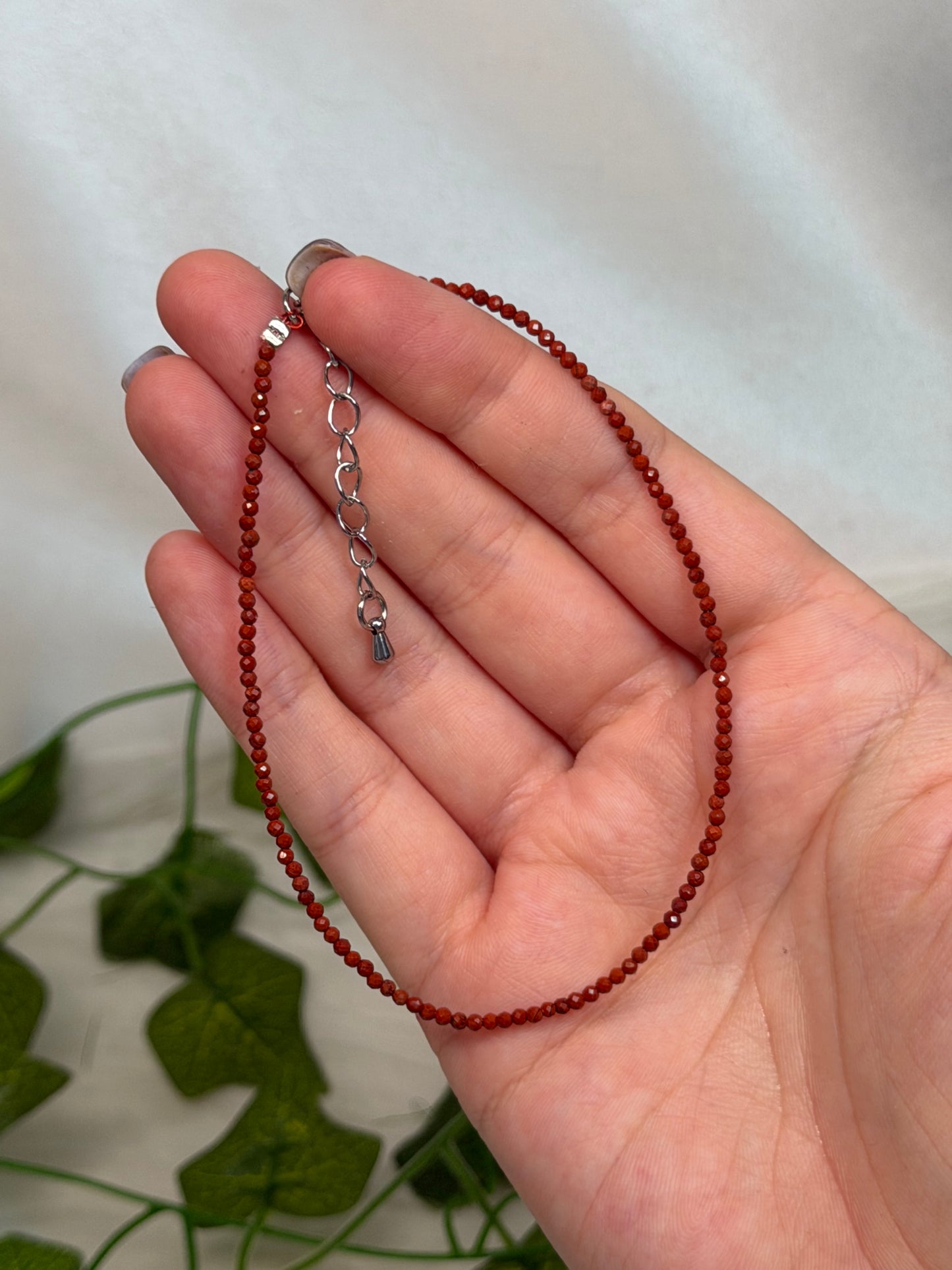 Red Jasper Anklet