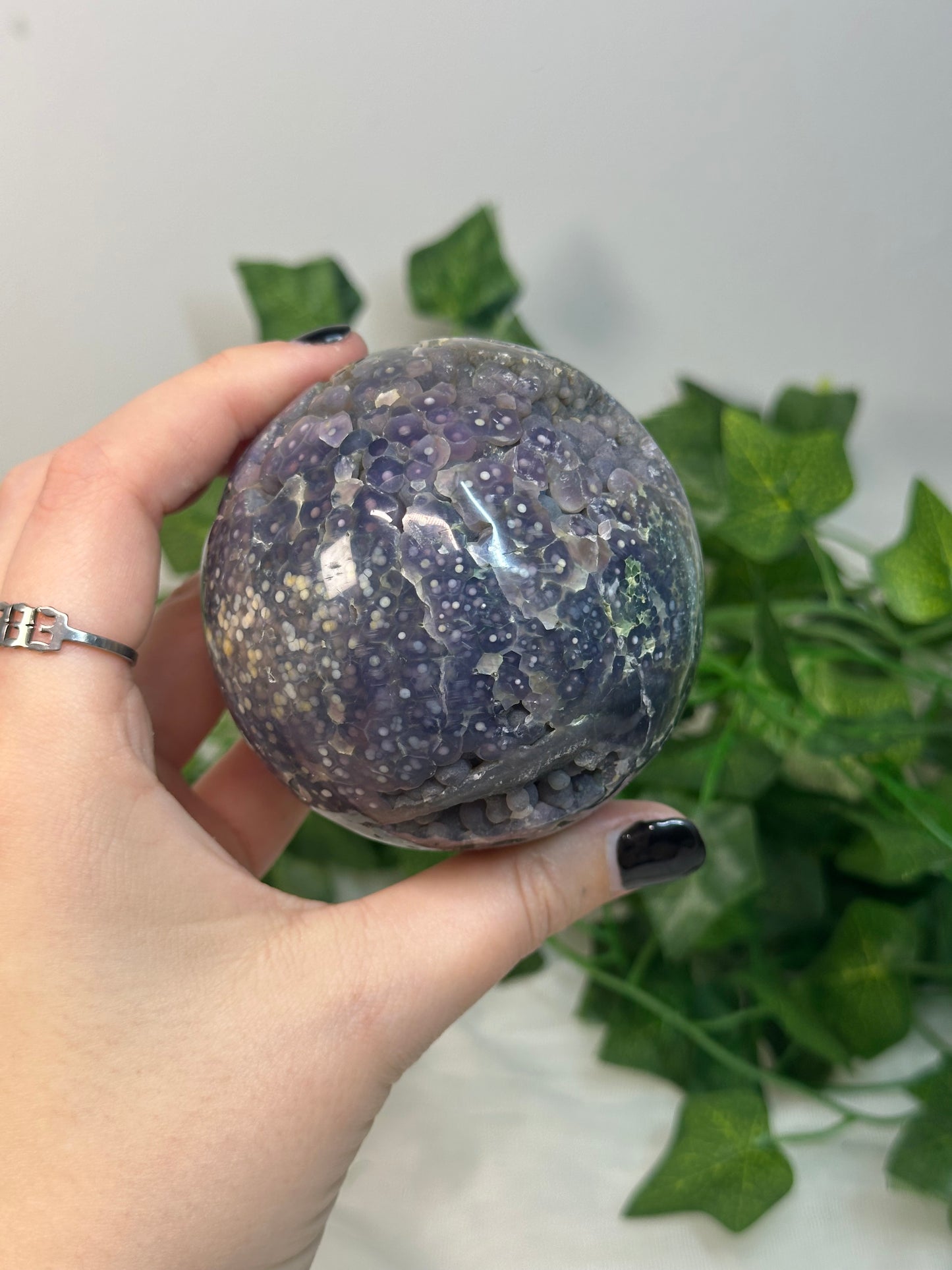 Grape Agate Sphere