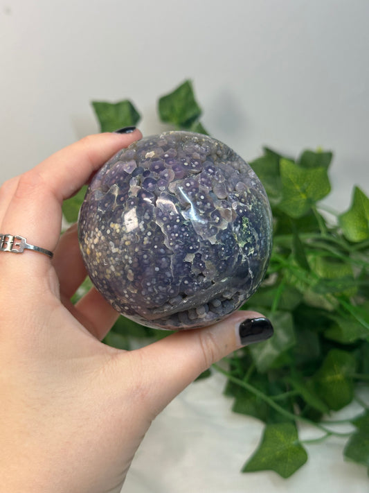Grape Agate Sphere