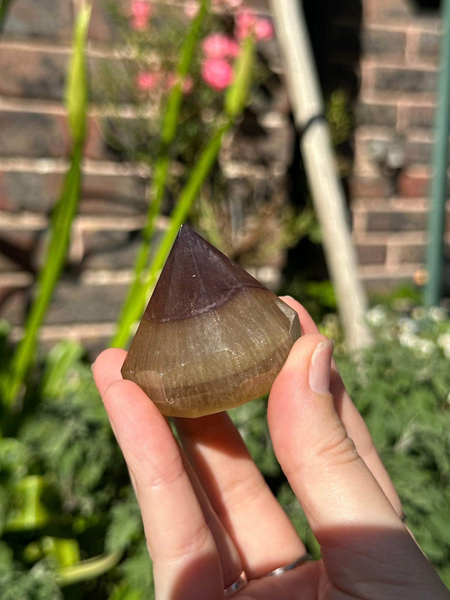 Yellow Fluorite Diamond