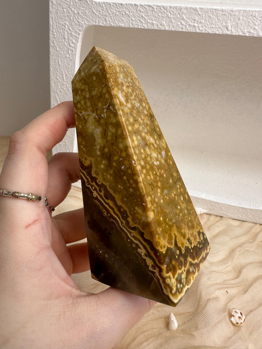 Ocean Jasper Obelisk