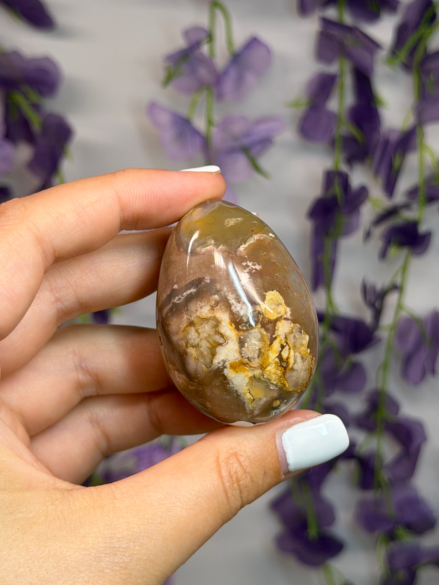 Flower Agate Eggs