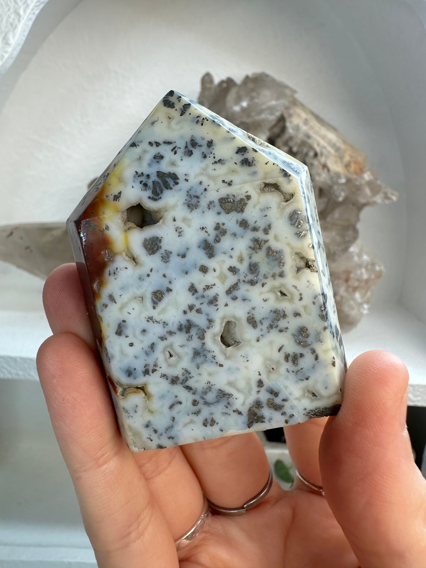 Marcasite in Agate Towers
