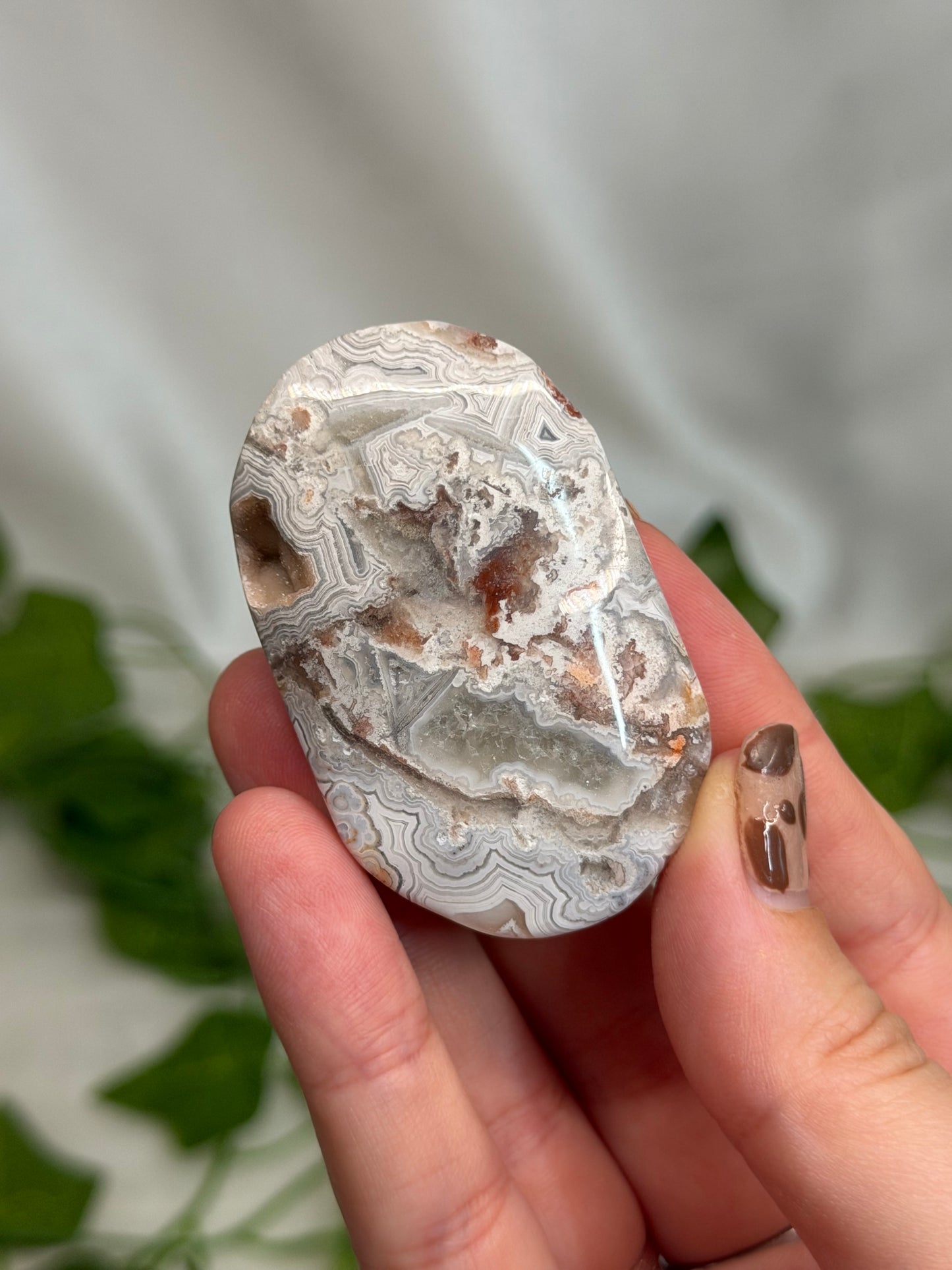 Crazy Lace Agate Palmstone