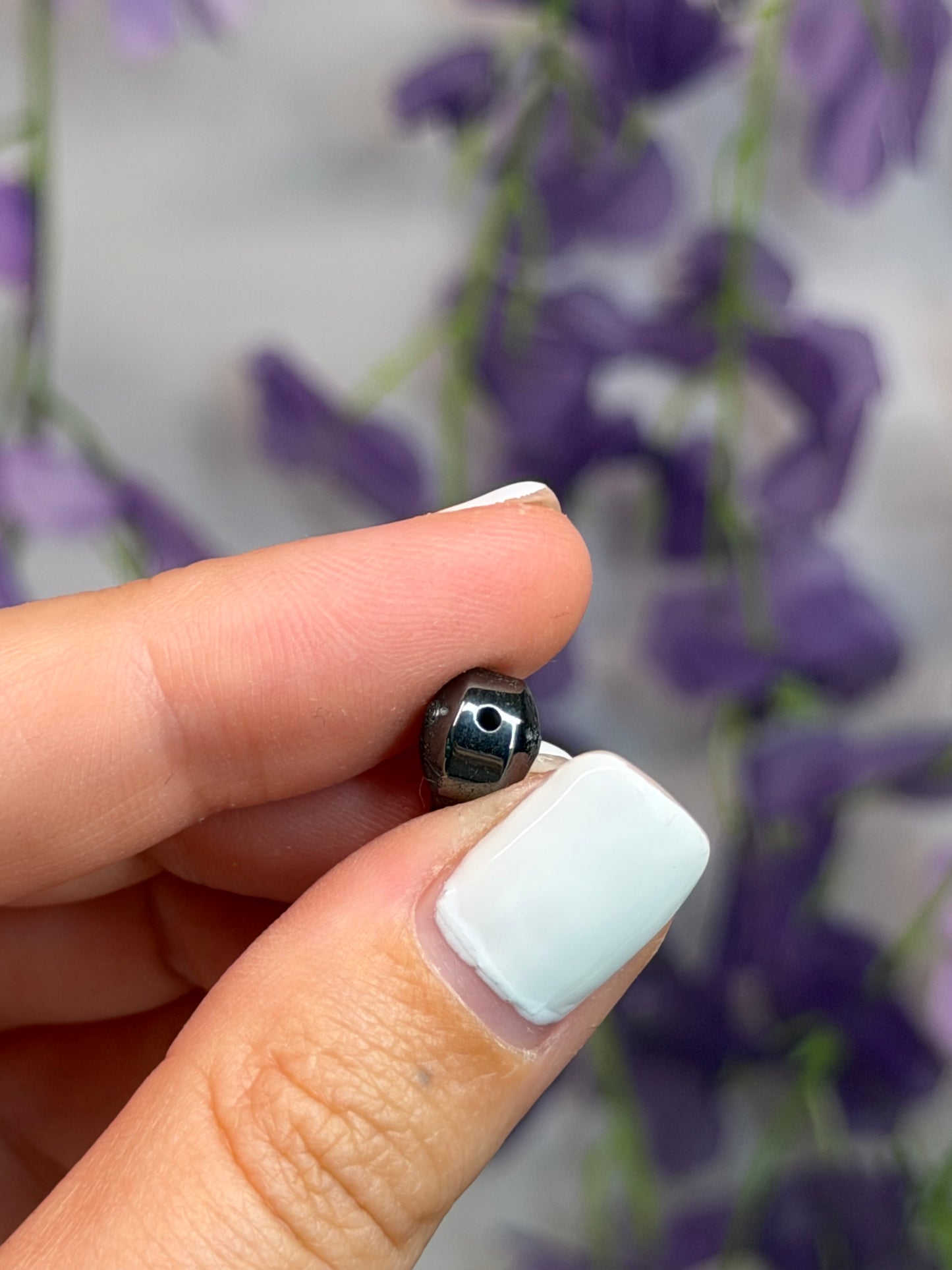 Mini Hematite Cat Beads