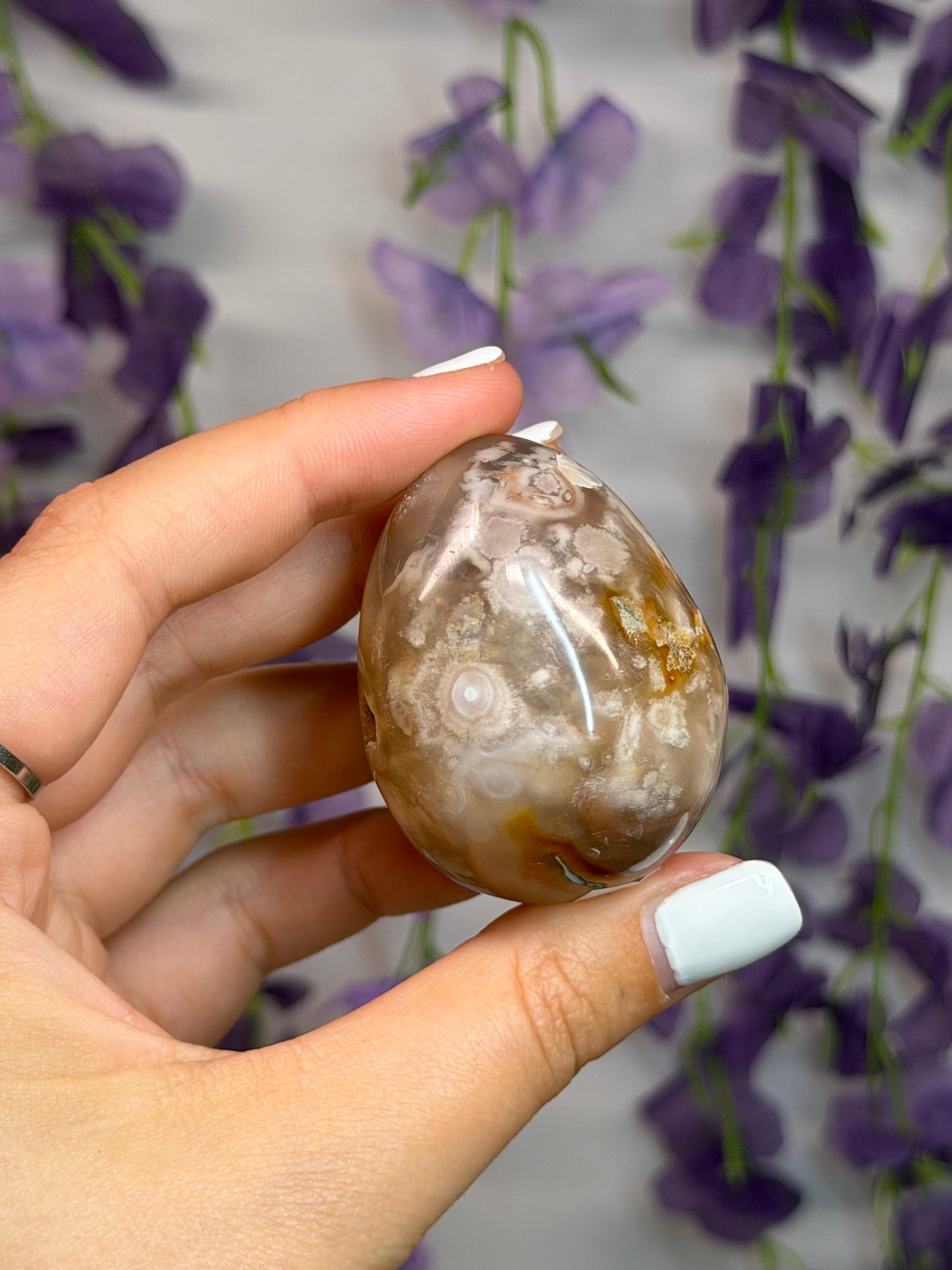 Flower Agate Eggs