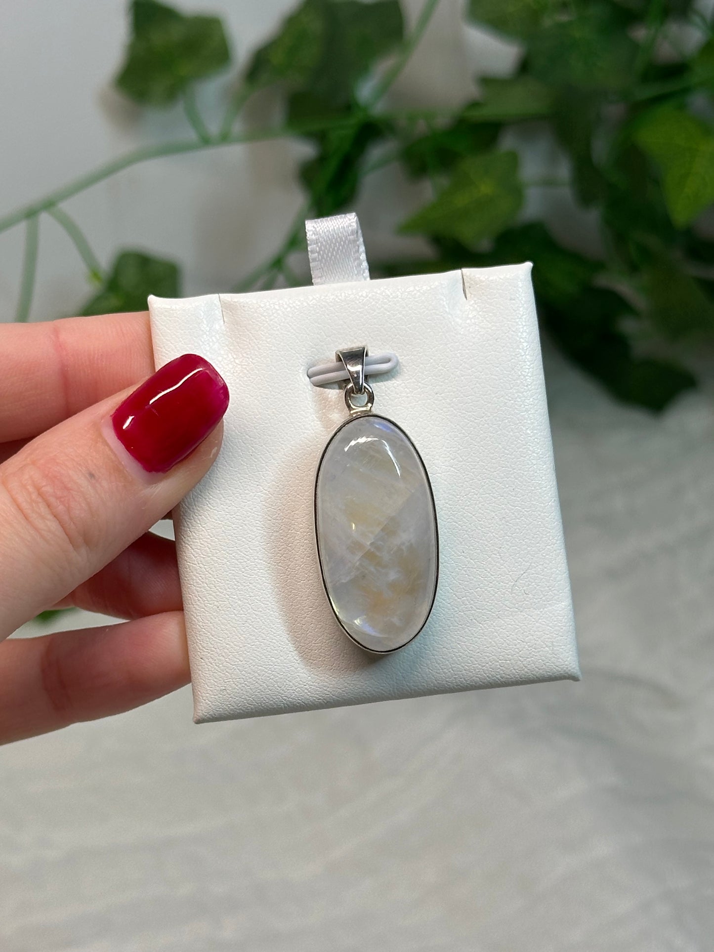 Moonstone Pendant (925 Sterling Silver)