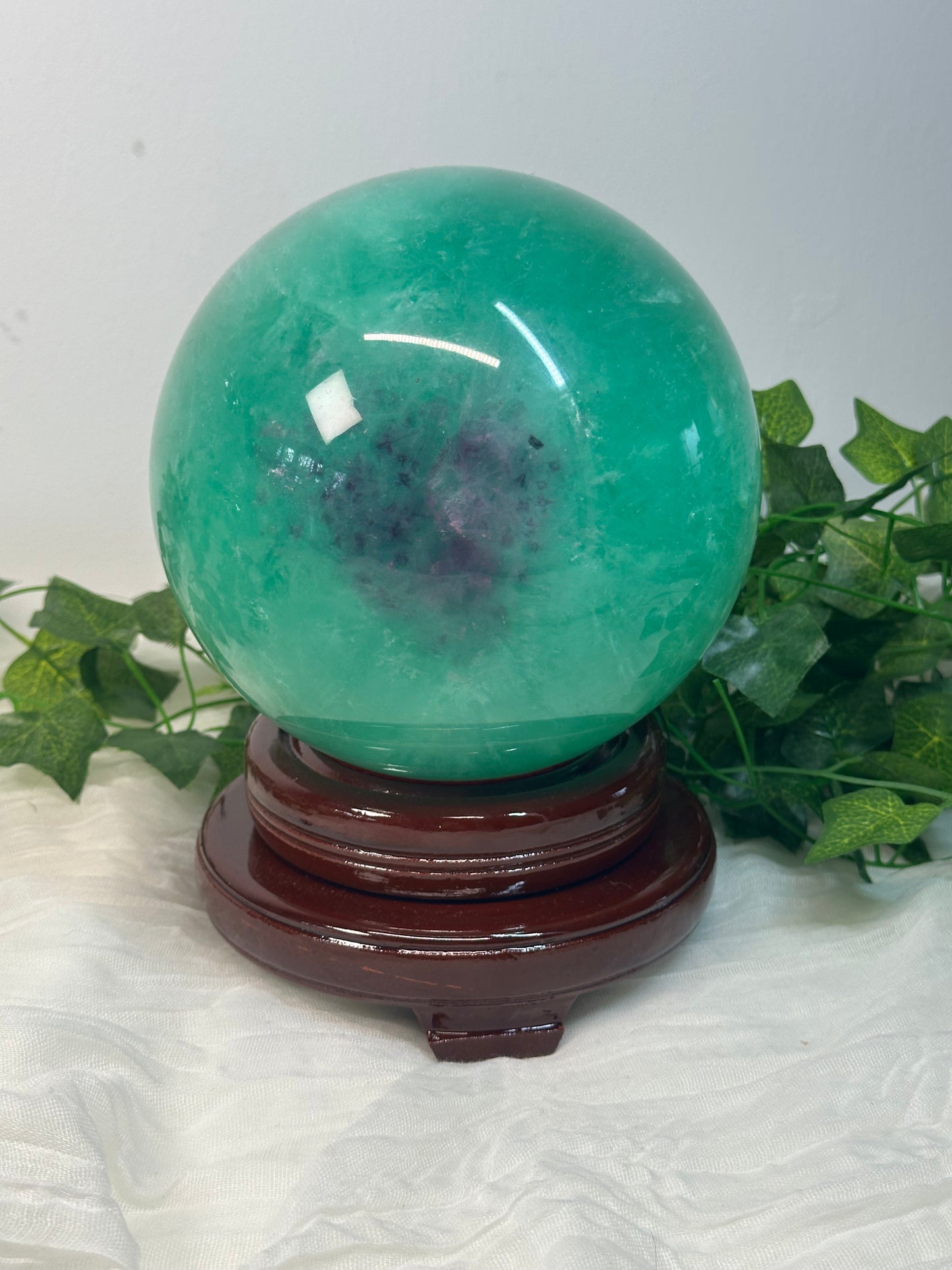 15cm Green Fluorite Sphere