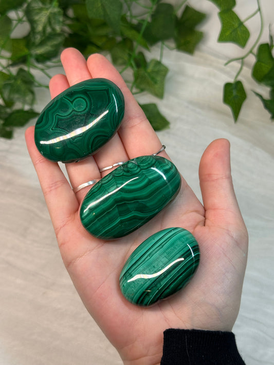 Malachite Palmstones