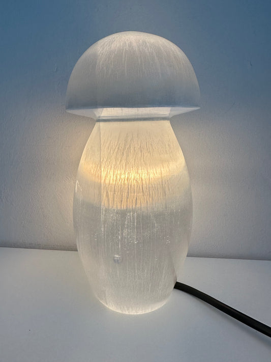 Selenite Mushroom Lamp