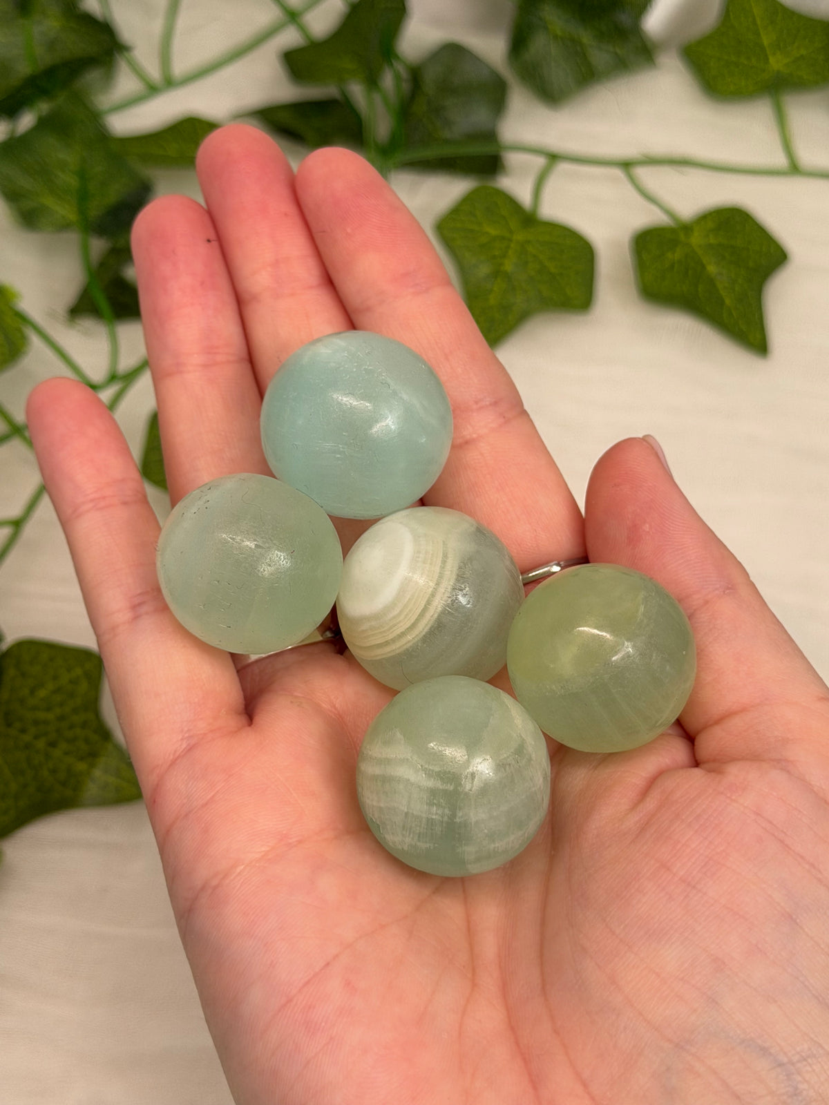 Pistachio Calcite Mini Sphere