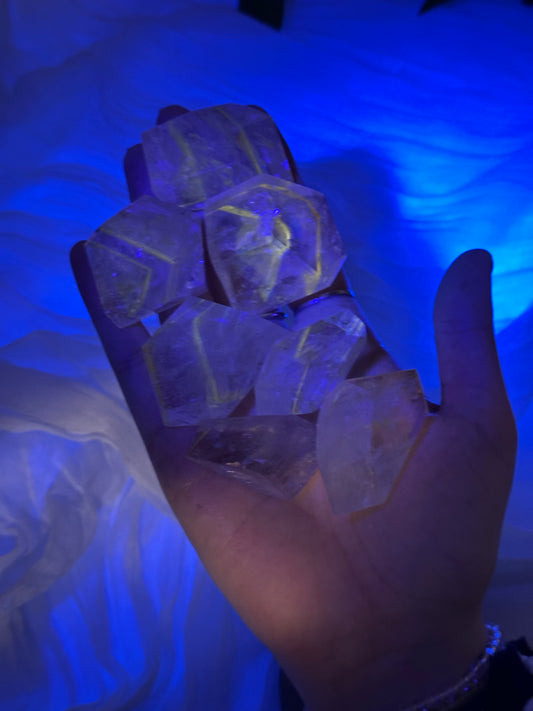 Powellite Quartz Freeforms