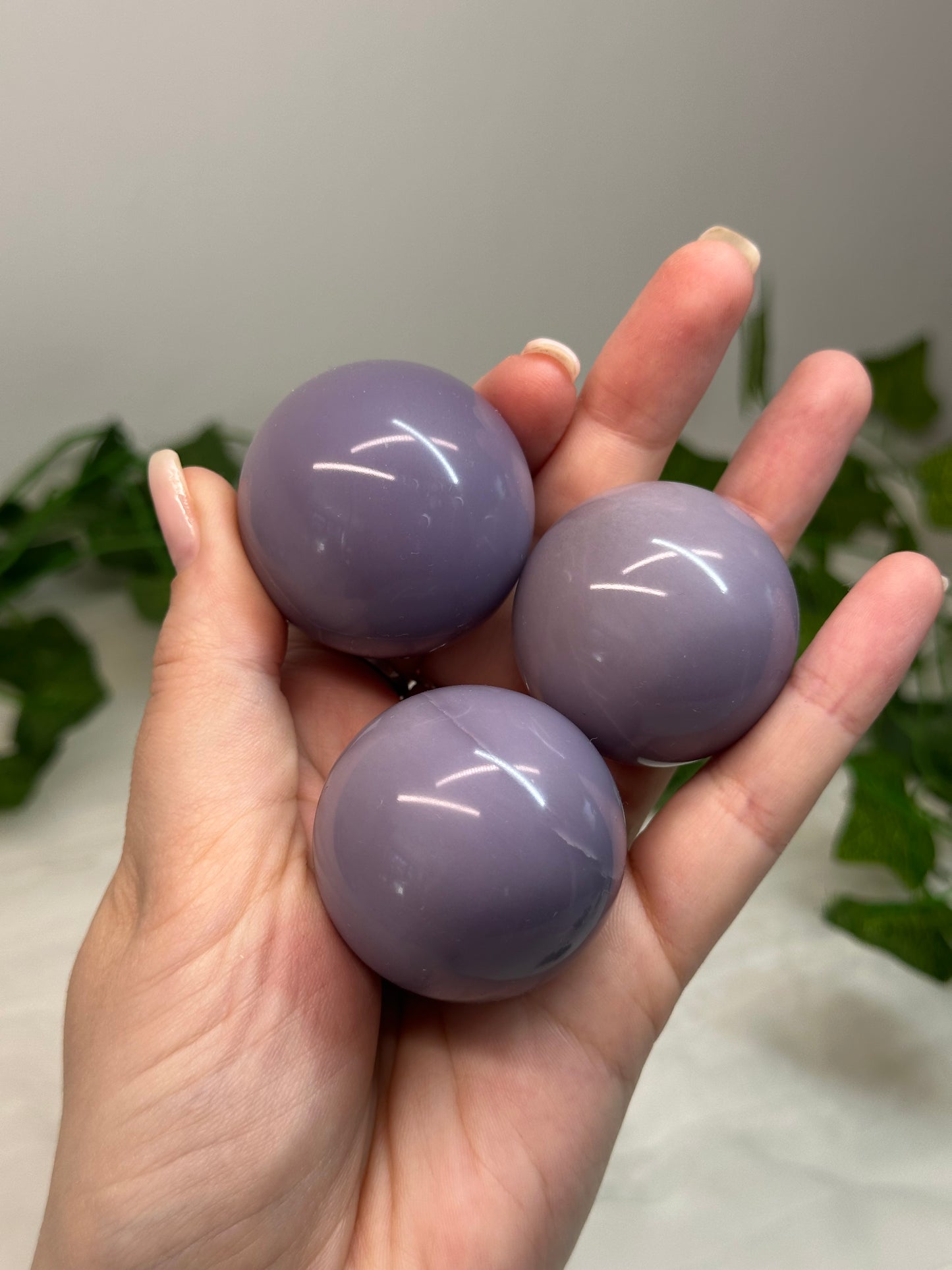 Mexican Lavender Fluorite Spheres