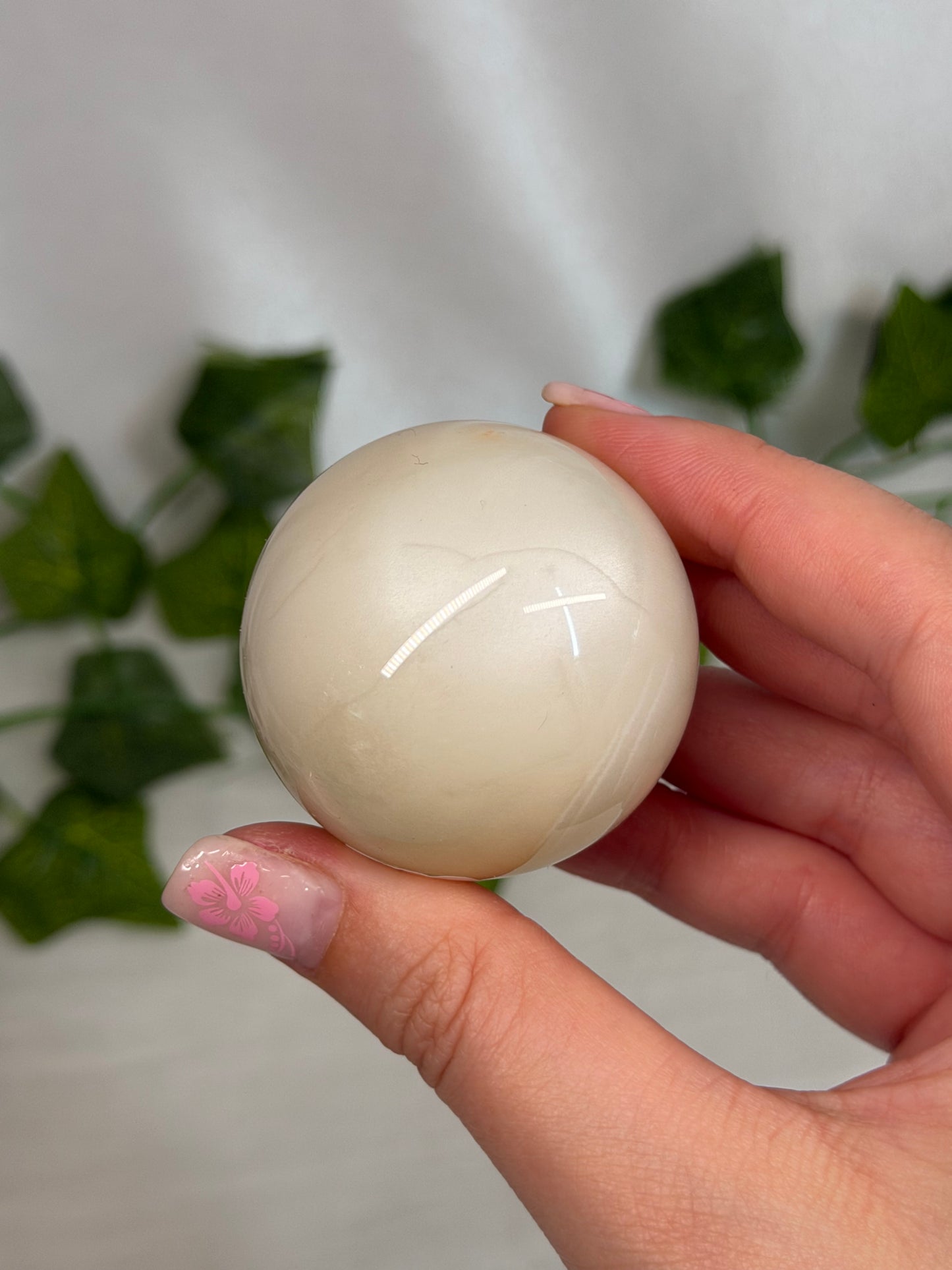 4.3cm Light Green Moonstone Sphere