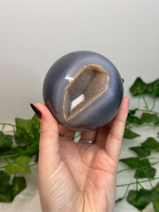 Druzy Agate Sphere