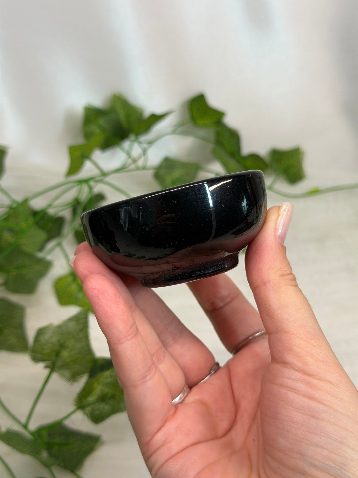 Black Obsidian Bowl