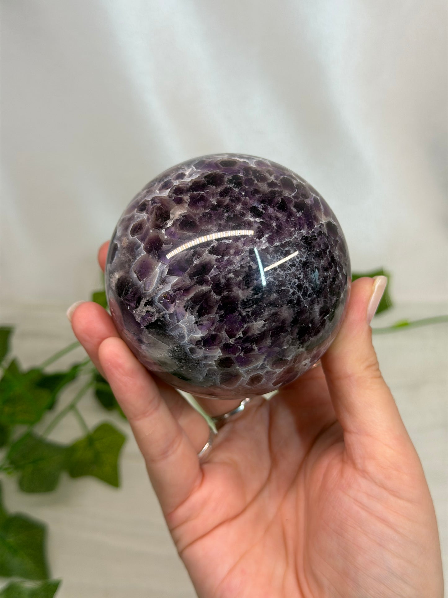 7.1cm Dream Amethyst Sphere