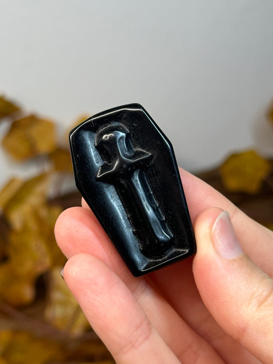 Black Obsidian Coffin