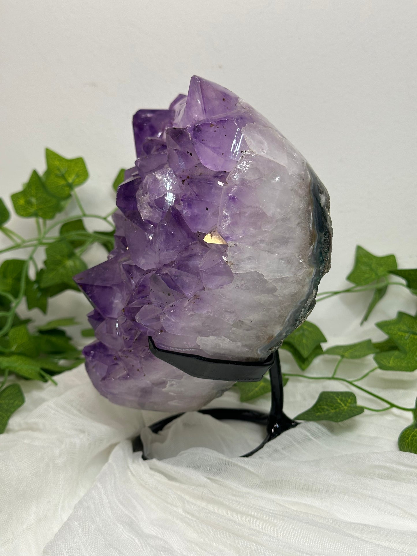 Statement Amethyst Heart