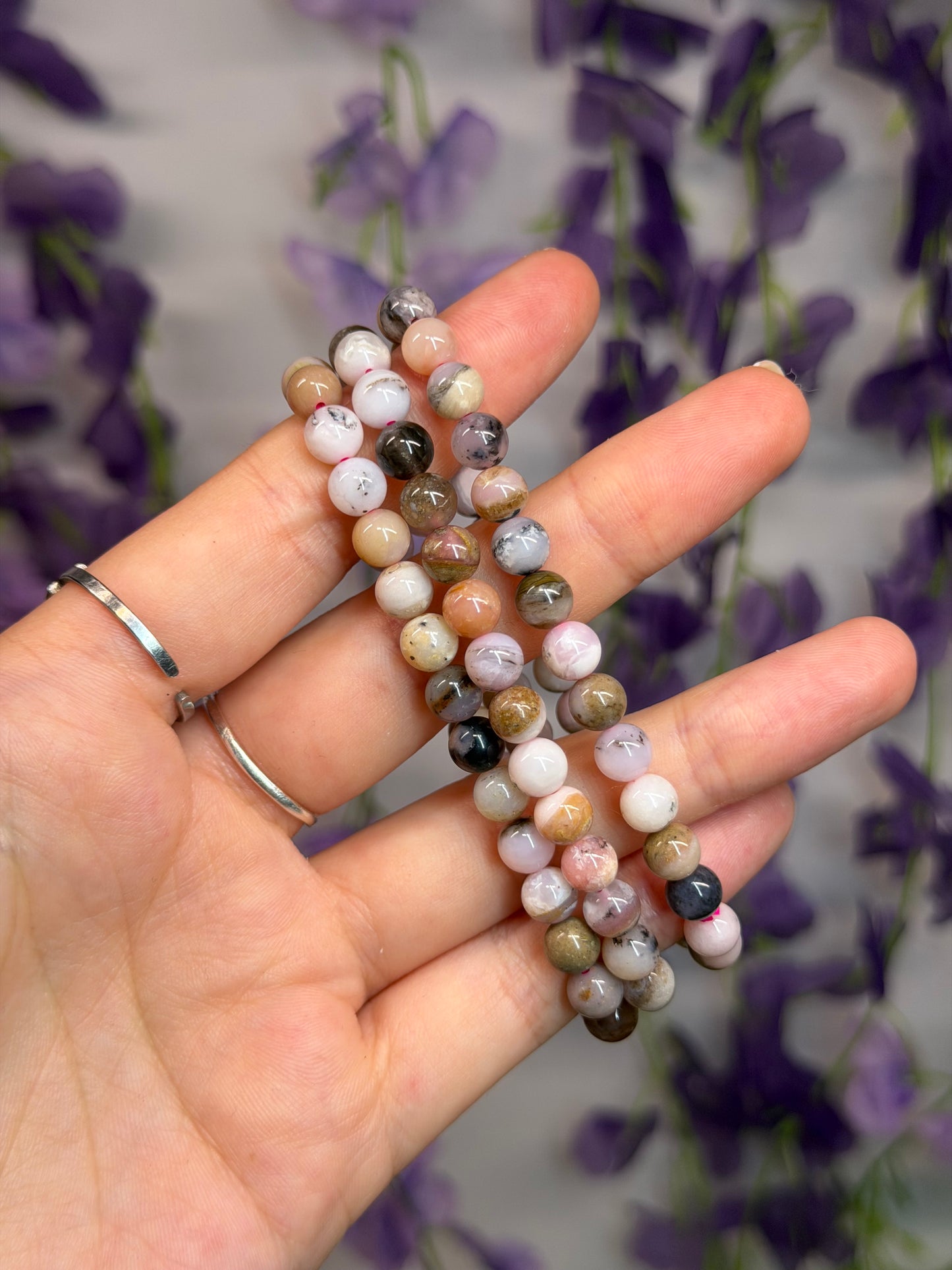 6mm Pink Opal Bracelets