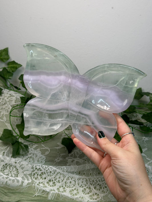 Fluorite Butterfly Dish A