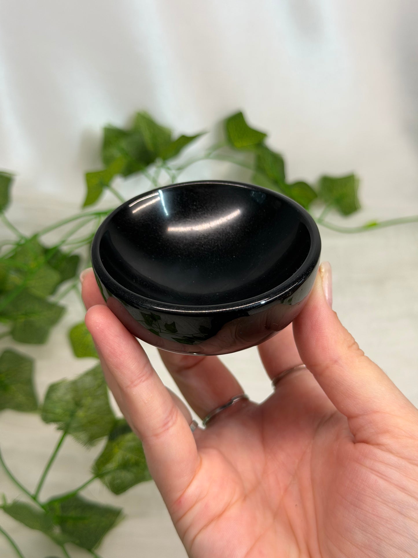 Black Obsidian Bowl