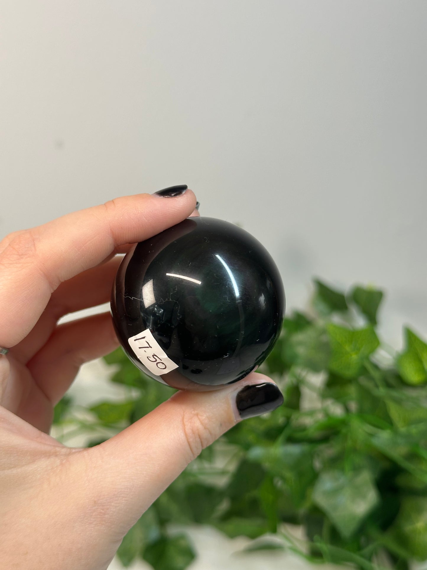 Rainbow Obsidian Spheres