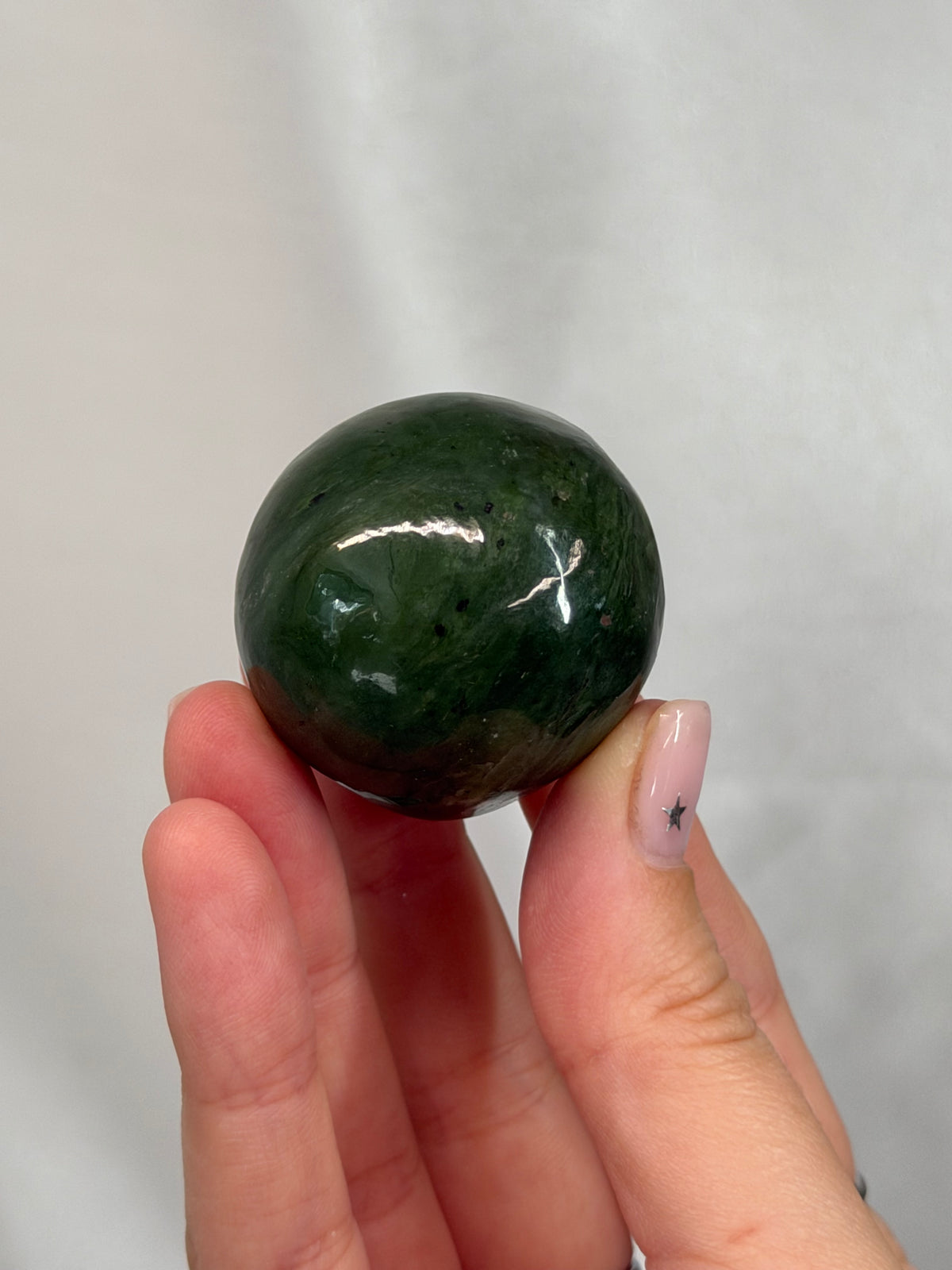 Nephrite Jade Spheres