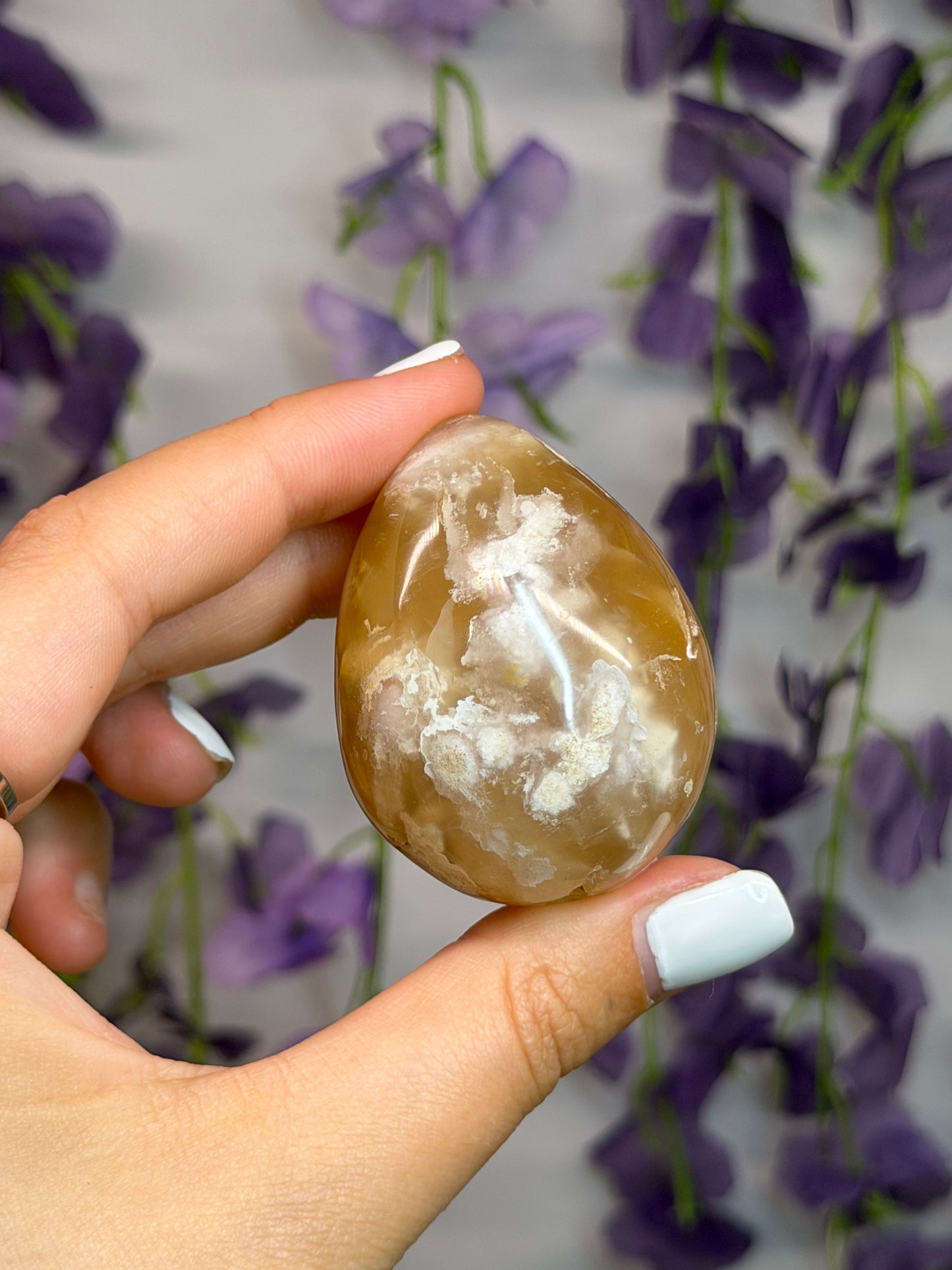 Flower Agate Eggs