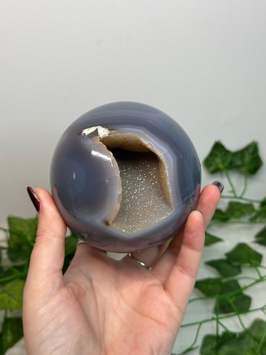 Druzy Agate Sphere