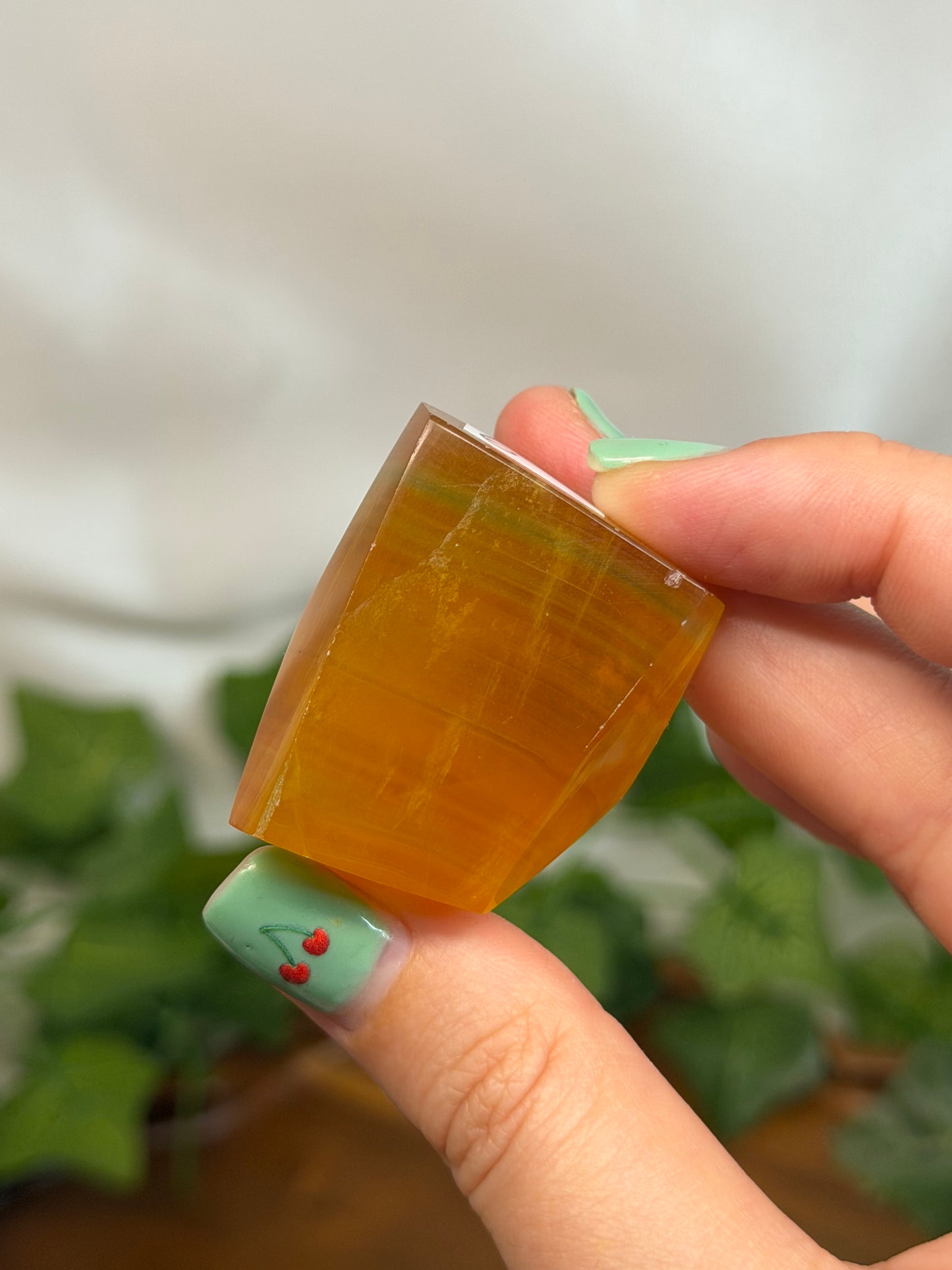 Mango Fluorite Freeforms