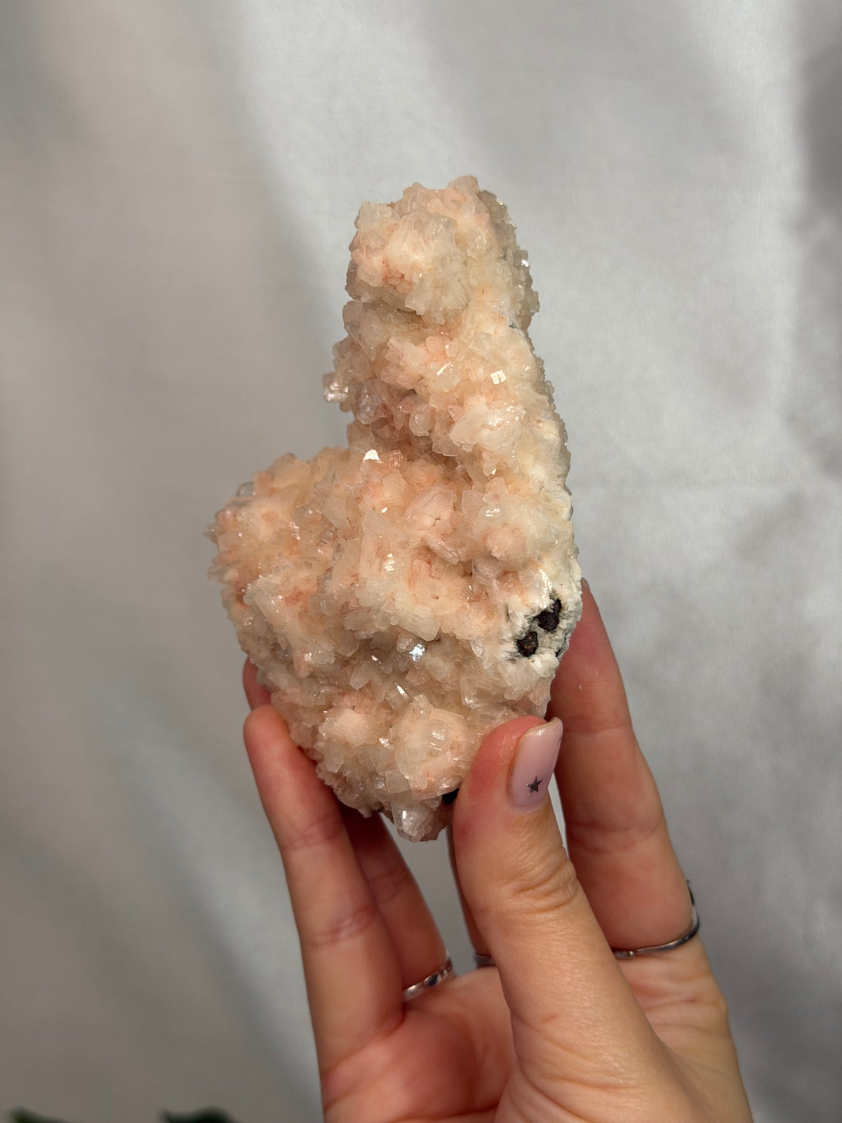 Pink Heulandite Specimen