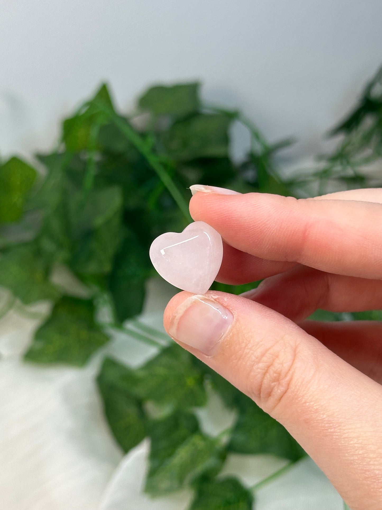Mini Rose Quartz Heart