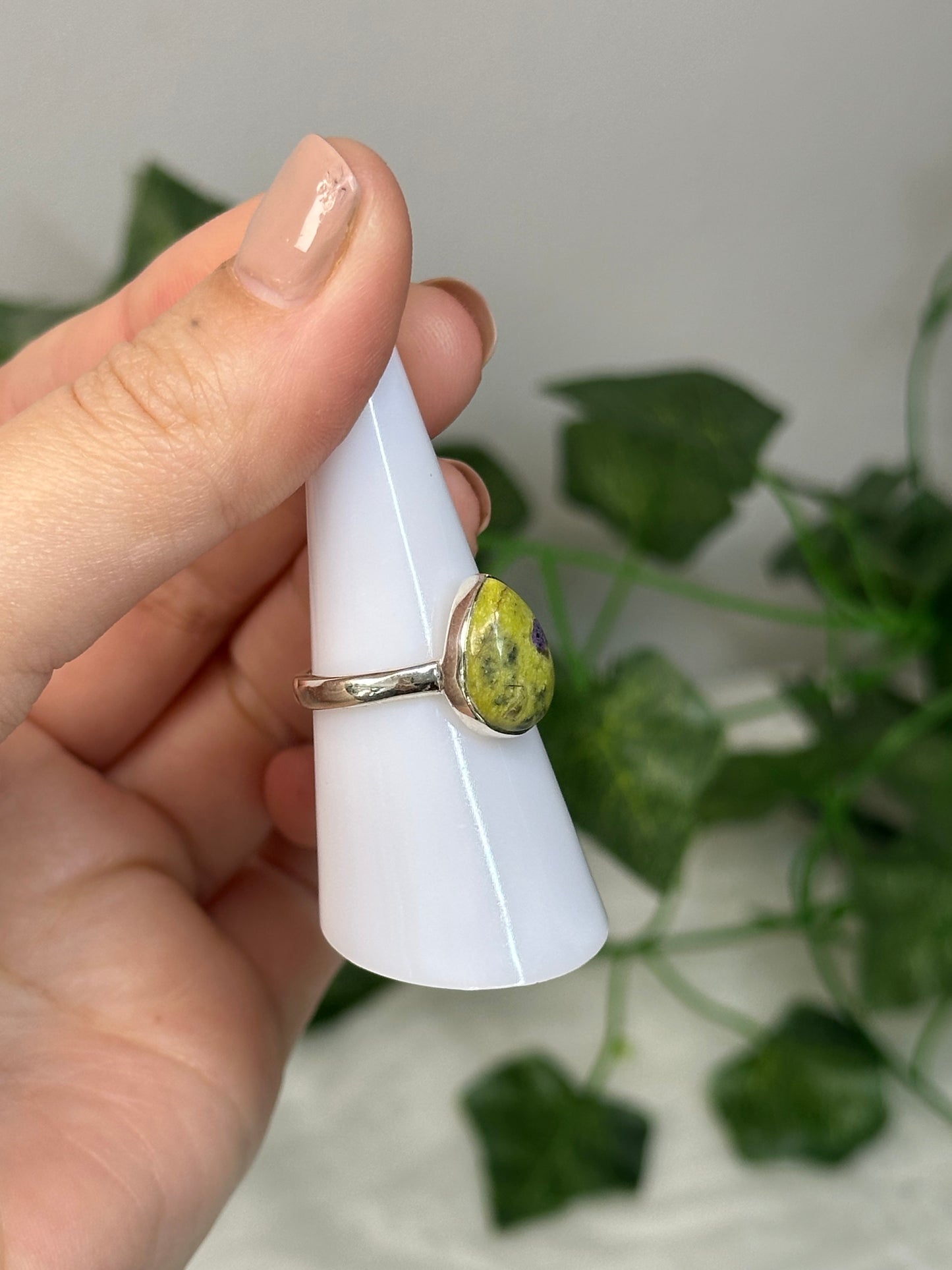 Atlantasite Size O Ring (925 Sterling Silver)