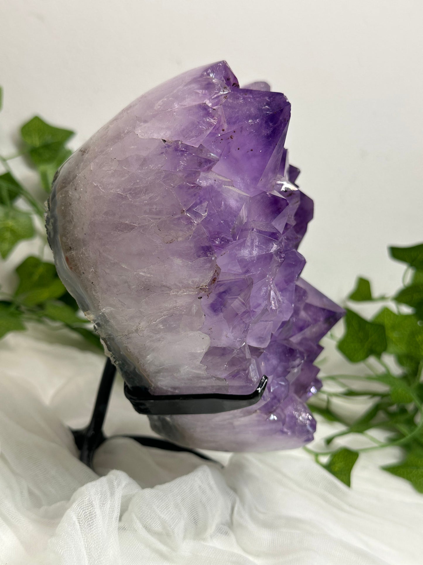 Statement Amethyst Heart