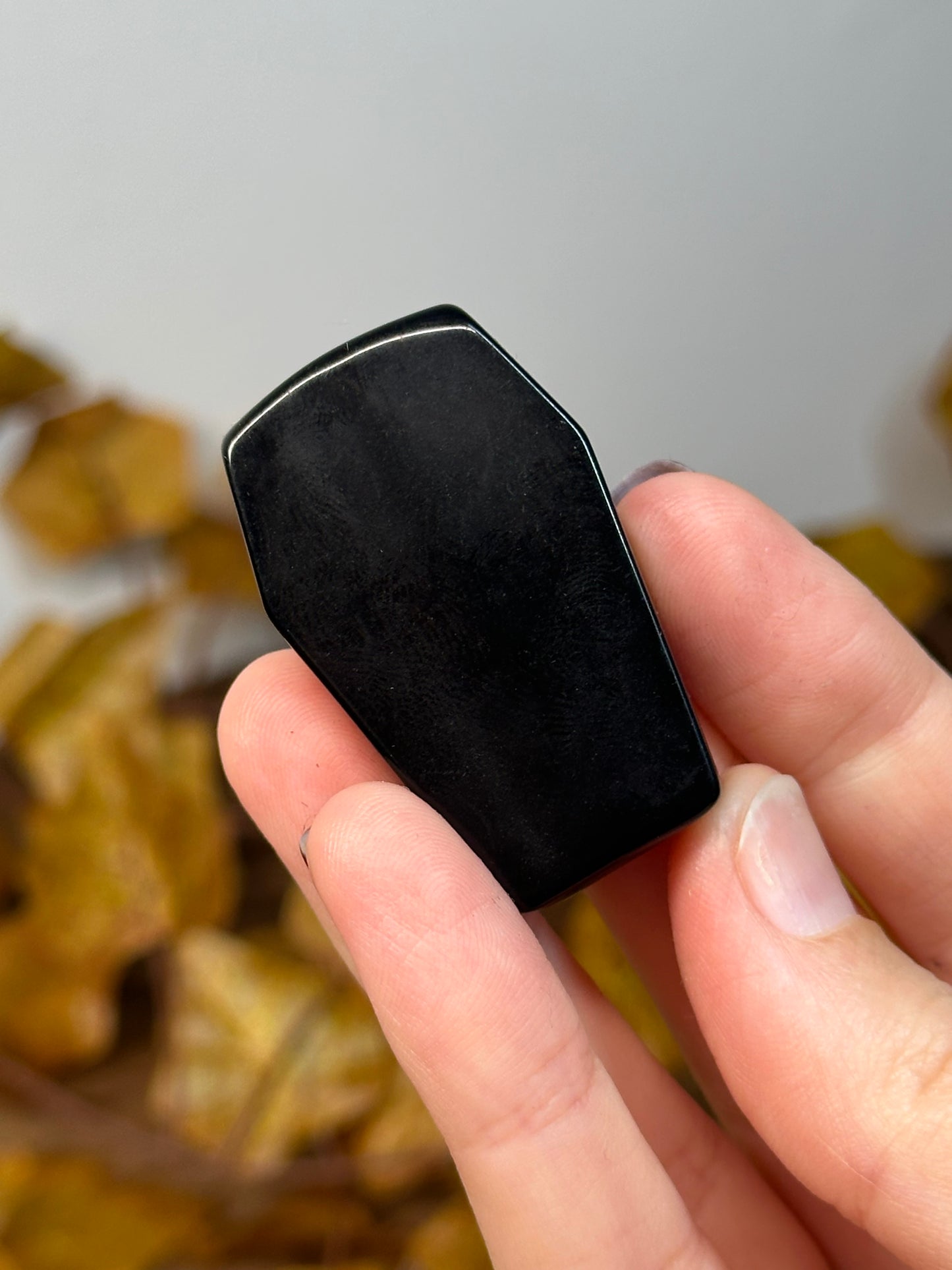Black Obsidian Coffin