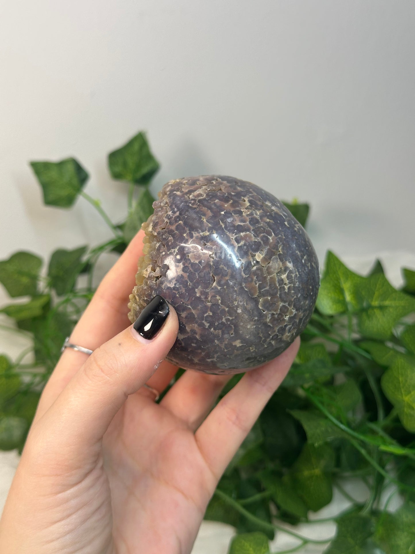 Grape Agate Sphere