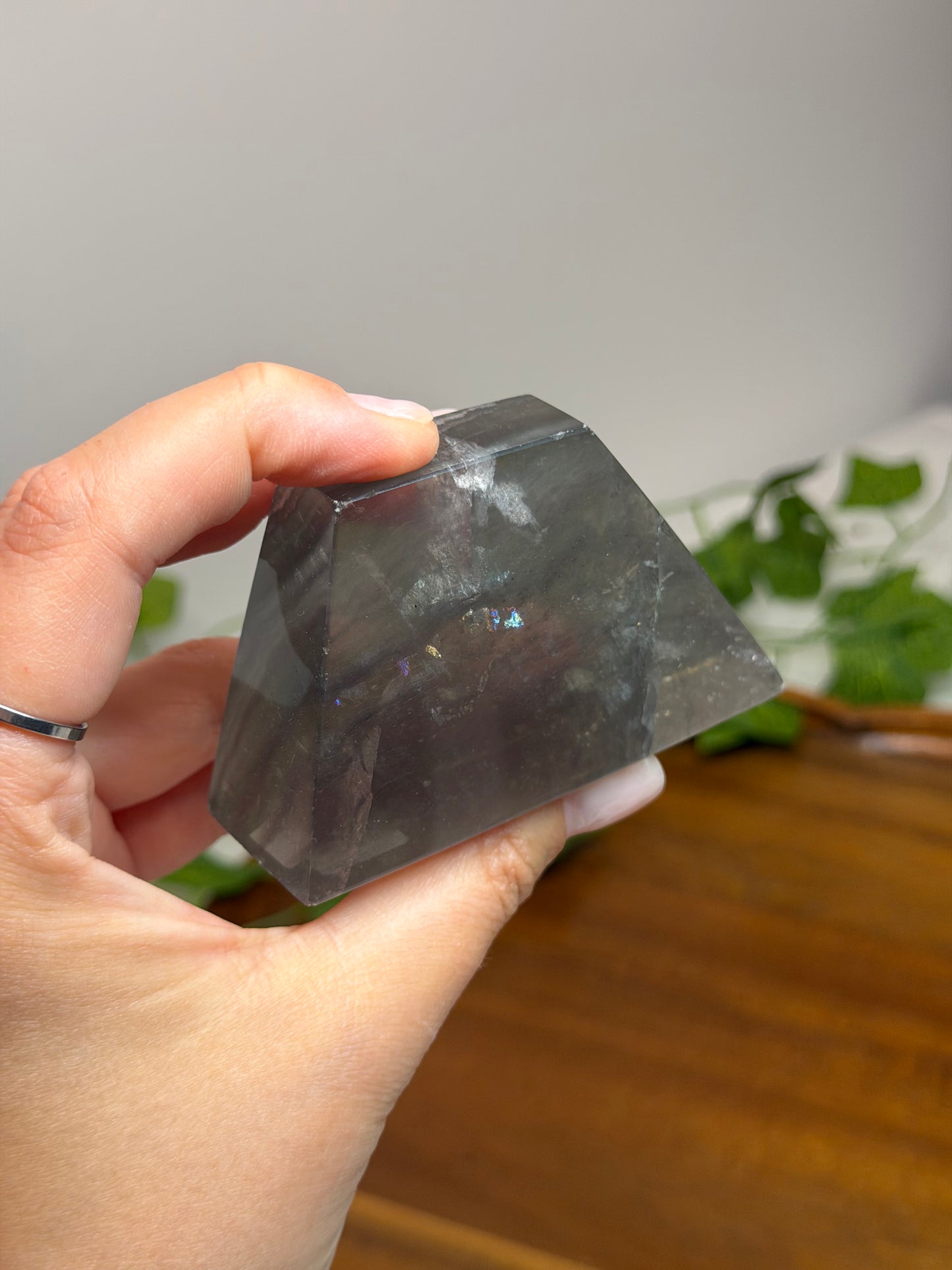 Fluorite with Pyrite Freeform