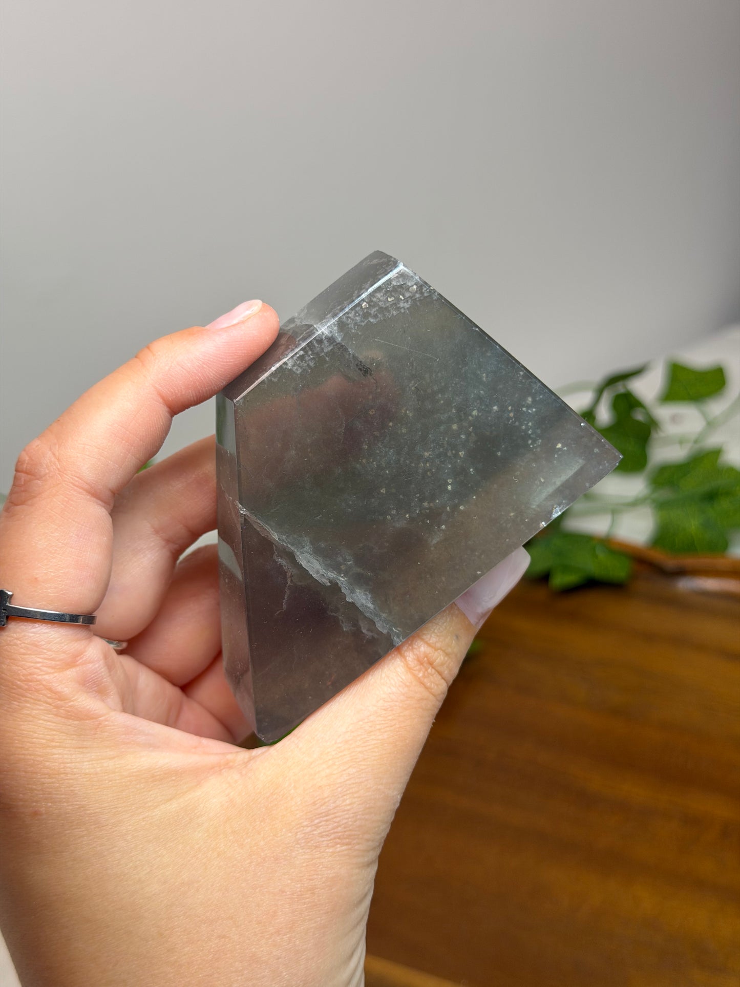Fluorite with Pyrite Freeform