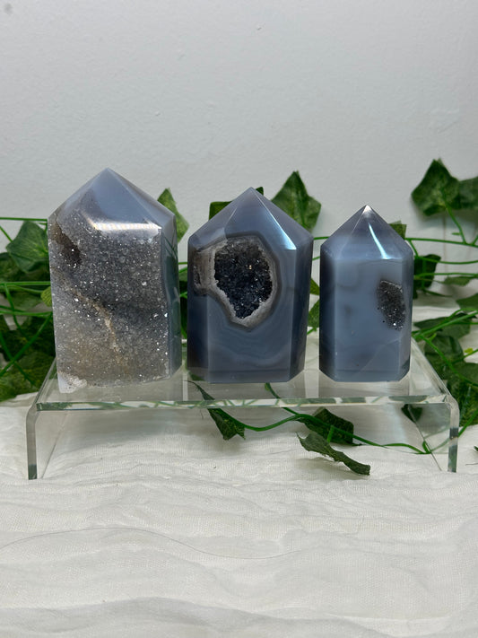 Druzy Agate Towers