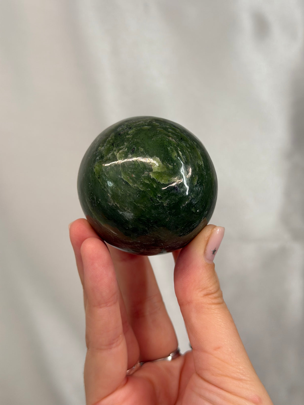 Nephrite Jade Spheres