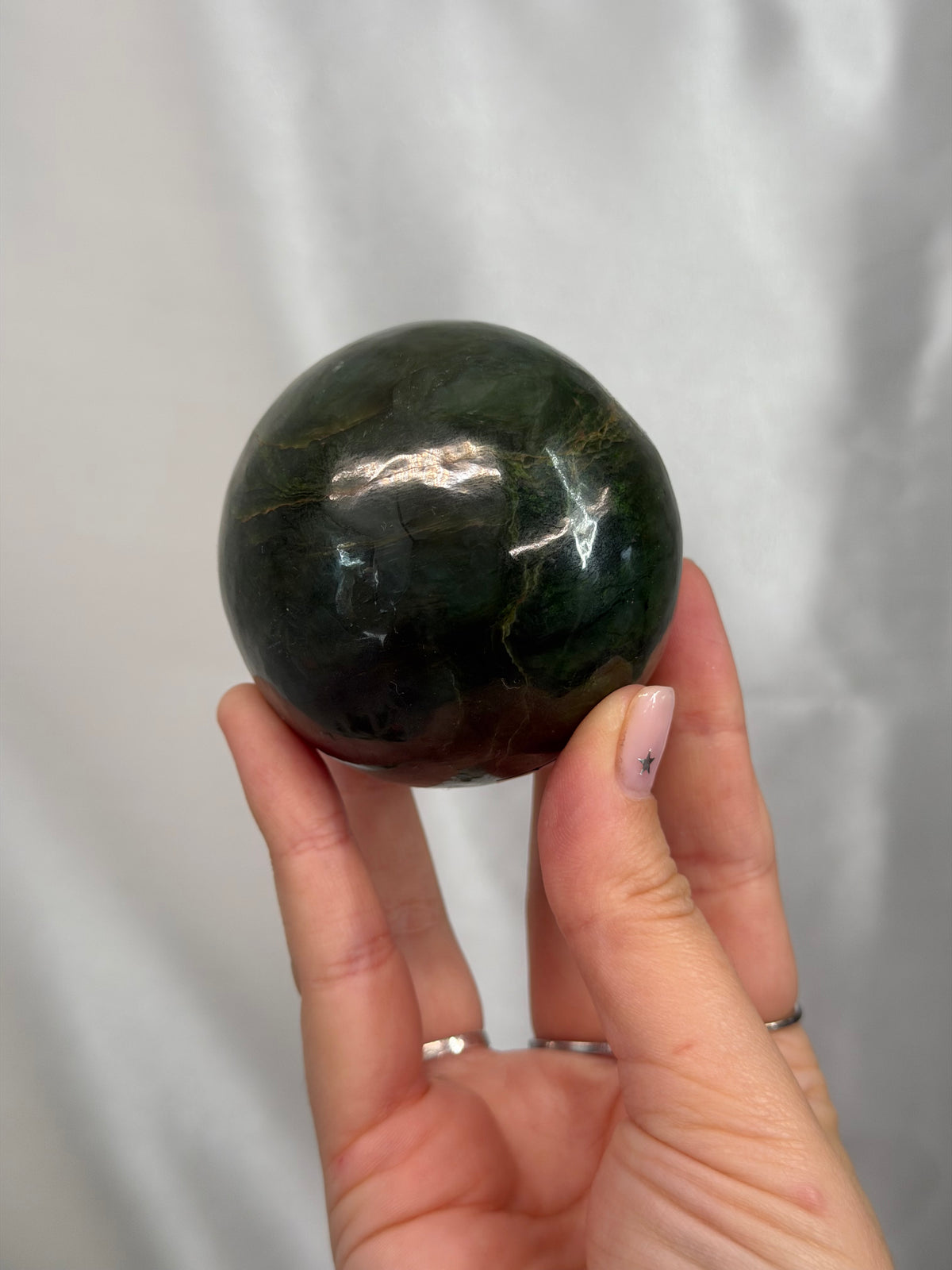 Nephrite Jade Sphere